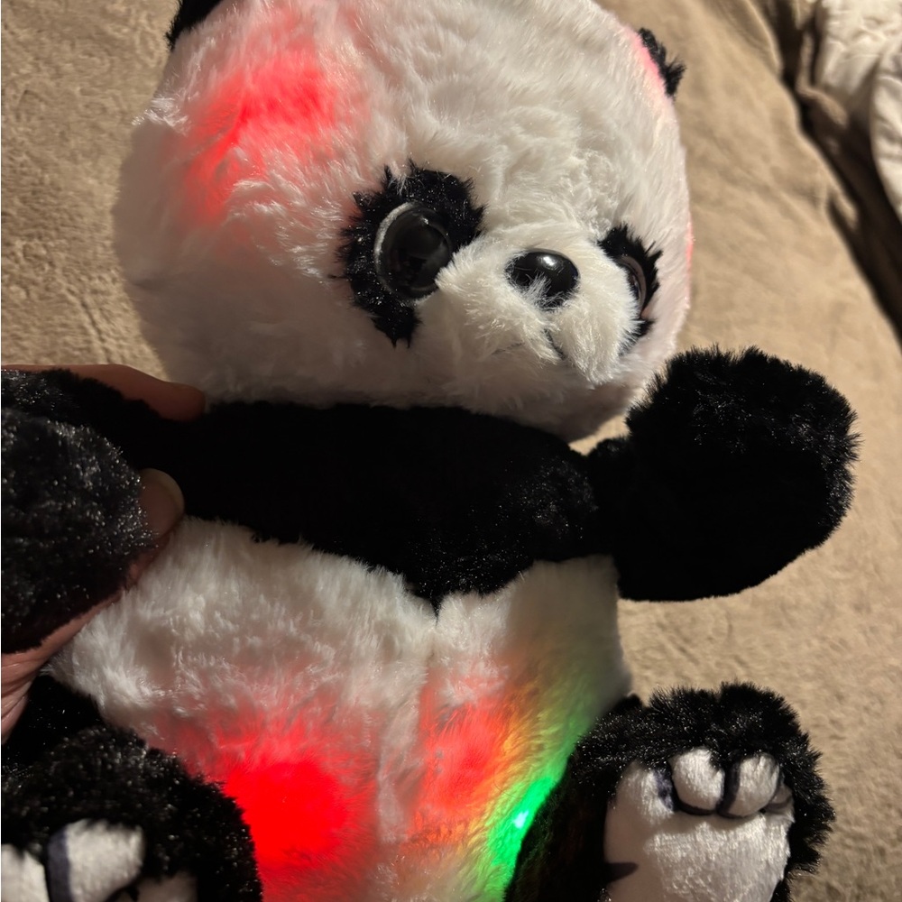 Ben Ben Light-Up Panda Plush Toy 12” NWT